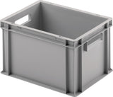 UNISTA Transportstapelbehälter L300xB200xH175mm, hellgrau, PP, geschlossene Wände, 7 l