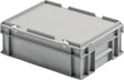 Ringoplast Kunststoffkoffer UNISTA grau 11l mit Scharnierdeckel und Klemmfeder 400x300x132 mm