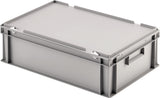 Ringoplast Kunststoffkoffer UNISTA grau 11l mit Scharnierdeckel und Klemmfeder 400x300x132 mm
