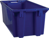 Plastipol Drehstapelbehälter PP blau 300x200x150 mm – 6 l, stapelbar & lebensmittelecht