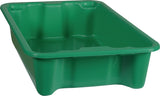 Plastipol Drehstapelbehälter PP blau 300x200x150 mm – 6 l, stapelbar & lebensmittelecht