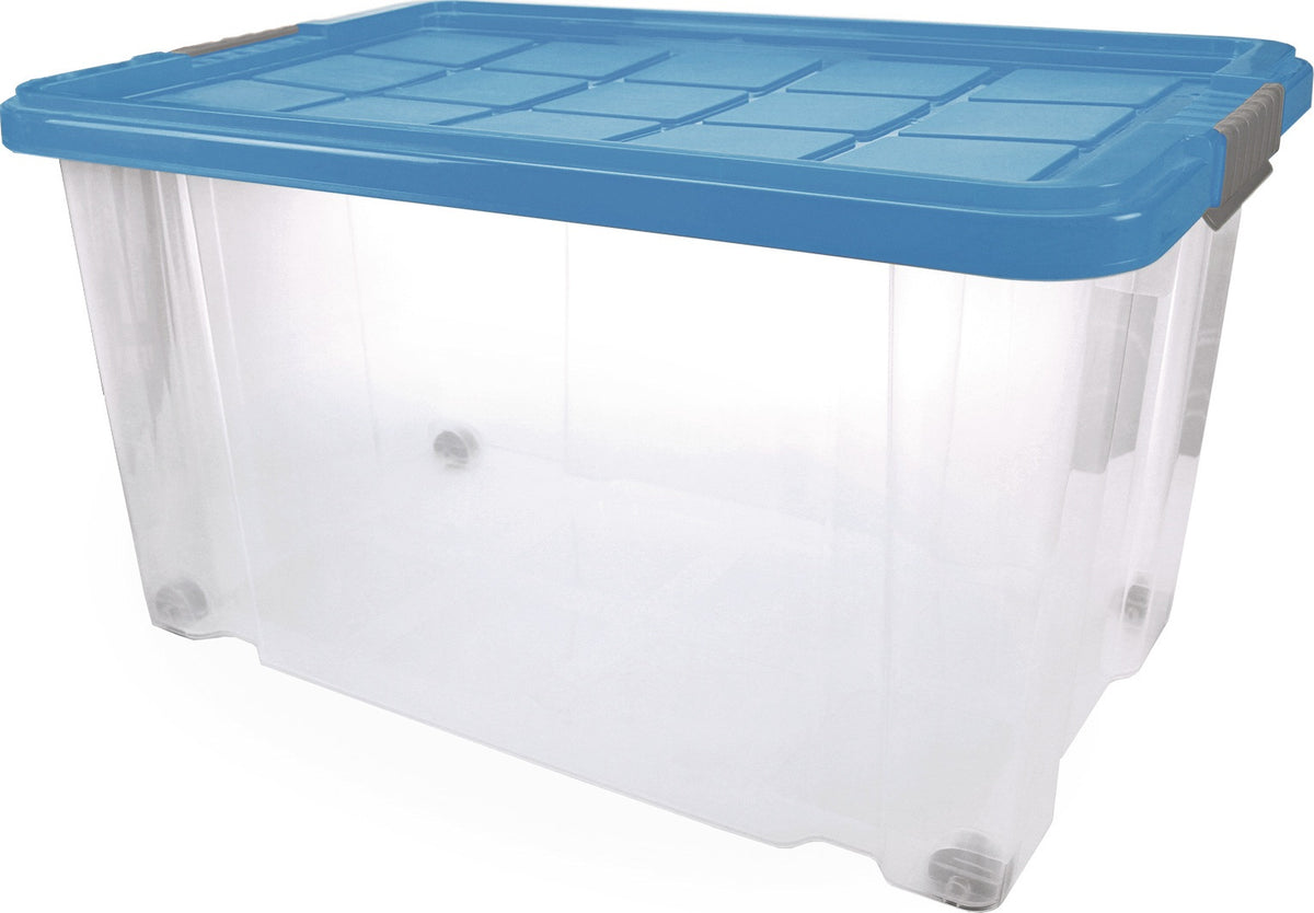 MAIER Kunststoffbehälter eckig 5 l PP transparent 300x190x140 mm mit Deckel