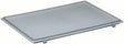 LOCKWEILER Scharnierdeckel PP 300x200 mm grau für Transportstapelkasten