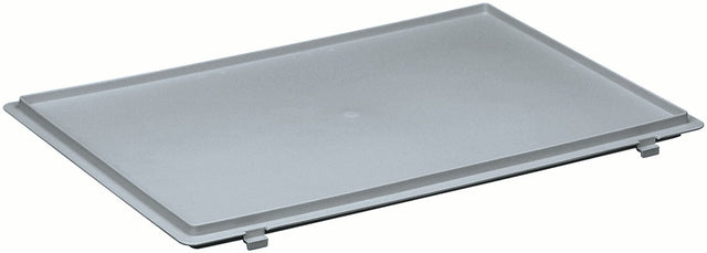 LOCKWEILER Scharnierdeckel PP 300x200 mm grau für Transportstapelkasten