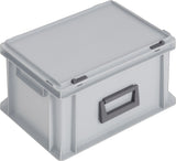 LOCKWEILER Kunststoffkoffer 10 l PP grau 400x300x133 mm mit Schiebeverschluss