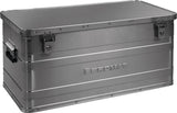 PROMAT Aluminiumbox 29 l mit Klappverschluss und Zylinderschloss, 430 x 330 x 275 mm