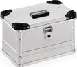 NORDWEST Aluminiumbox 29 l mit Klappverschluss und Stapelecken – robuste Transportbox 432 x 335 x 277 mm
