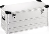 NORDWEST Aluminiumbox 29 l mit Klappverschluss und Stapelecken – robuste Transportbox 432 x 335 x 277 mm