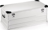 NORDWEST Aluminiumbox 29 l mit Klappverschluss und Stapelecken – robuste Transportbox 432 x 335 x 277 mm