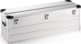 NORDWEST Aluminiumbox 29 l mit Klappverschluss und Stapelecken – robuste Transportbox 432 x 335 x 277 mm