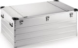 NORDWEST Aluminiumbox 29 l mit Klappverschluss und Stapelecken – robuste Transportbox 432 x 335 x 277 mm