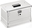 NORDWEST Aluminiumbox 29 l mit Klapphebelverschlüssen und Bohrungen – robuste Transportbox