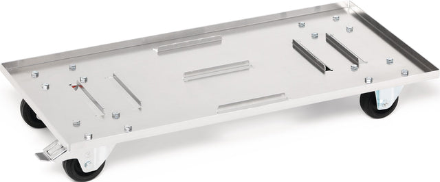 NORDWEST Transportwagen Stahl verzinkt für Aluminiumboxen 29-91 l, Tragfähigkeit 50 kg
