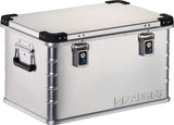 ZARGES Aluminiumbox Mini XS 24 l mit Klappverschluss und Schlüsselschloss – 500 x 340 x 200 mm