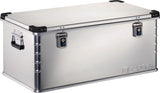 ZARGES Aluminiumbox Mini XS 24 l mit Klappverschluss und Schlüsselschloss – 500 x 340 x 200 mm