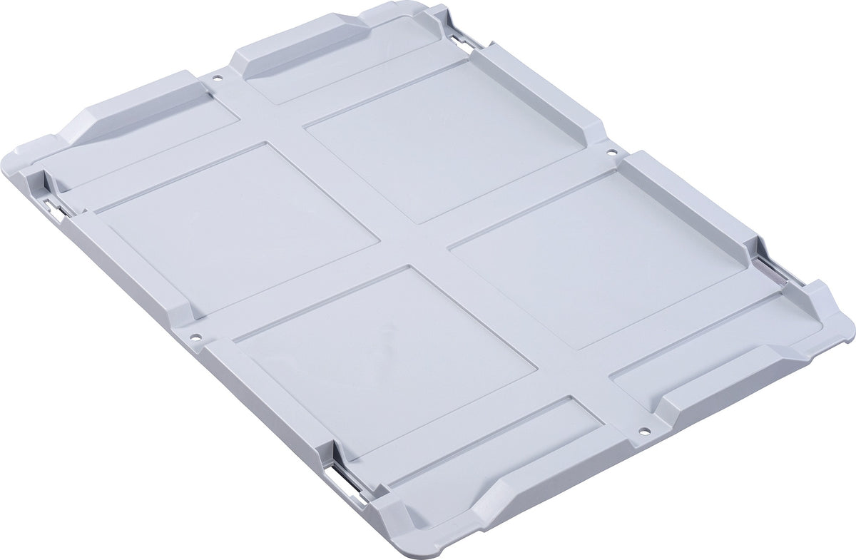 ALLIT Stülpdeckel PP 400x300 mm grau für Transportstapelkasten – Passgenauer Schutzdeckel