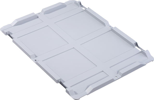 ALLIT Scharnierdeckel PP 400x300 mm grau für Transportstapelkasten – Passgenauer Deckel