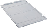 ALLIT Scharnierdeckel PP 400x300 mm grau für Transportstapelkasten – Passgenauer Deckel