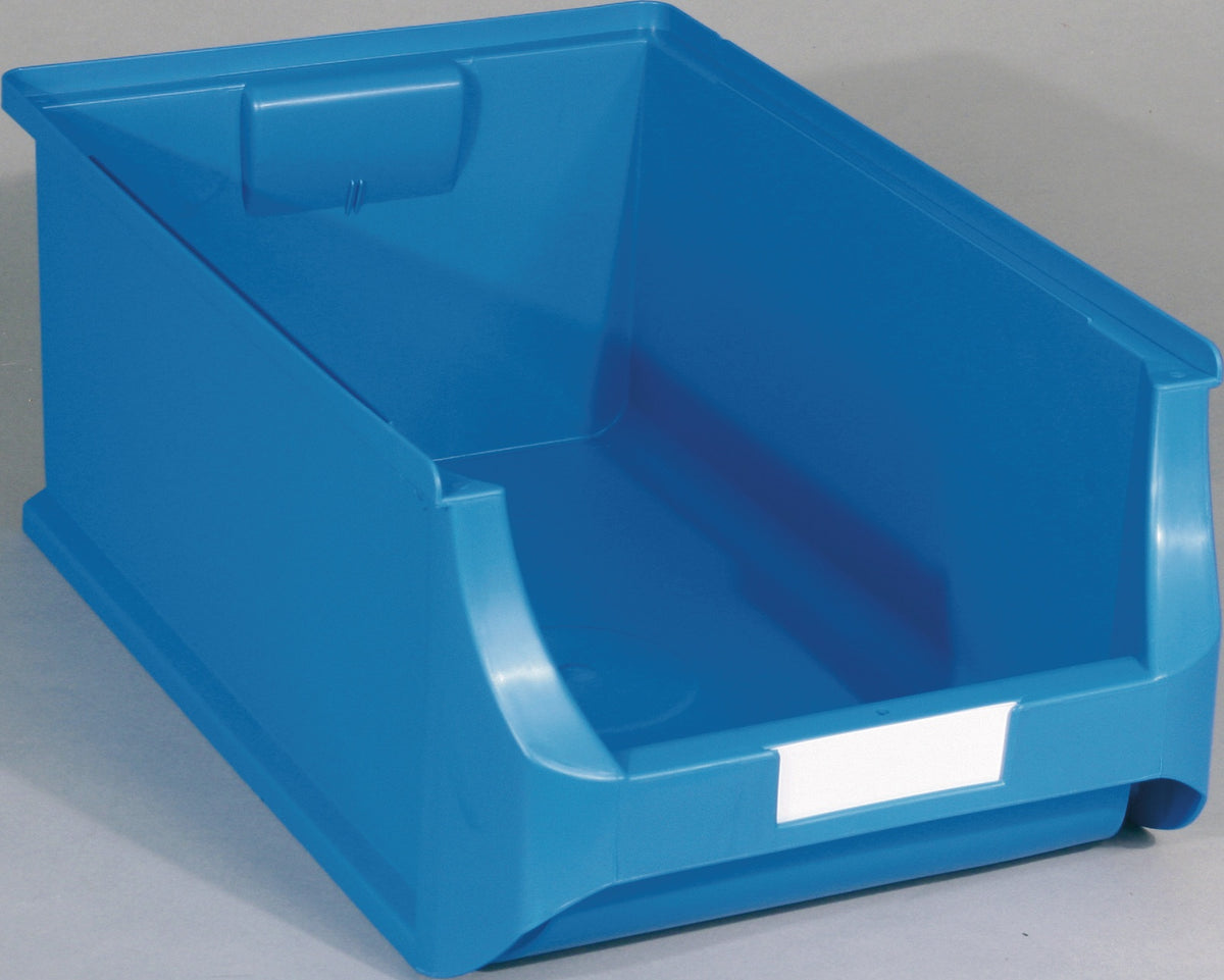 ALLIT Etikett weiß mit Folie für Sichtlagerkasten – 20 Etiketten + 20 Folienscheiben, 49 x 8 mm