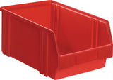 LA-KA-PE Sichtlagerkasten LK 85/65x105x45 mm PS rot – 50 Stück