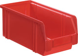 LA-KA-PE Sichtlagerkasten LK 85/65x105x45 mm PS rot – 50 Stück