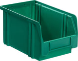 LA-KA-PE Sichtlagerkasten LK 85/65x105x45 mm PS rot – 50 Stück