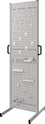 KAPPES Stellwand H1870xB490xT590mm mit 2 Lochplatten lichtgrau RAL 7035