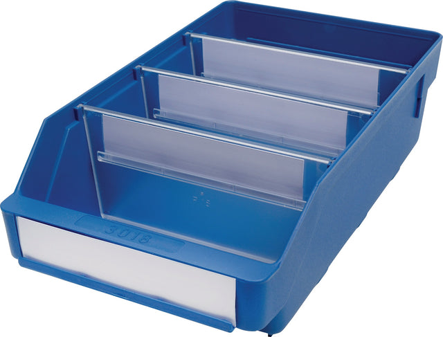 Stemo Regalkasten 300x180x95 mm blau PP – 20 Stück Set