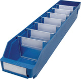 Stemo Regalkasten 300x120x95 mm blau PP – 30 Stück Set