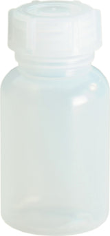 HÜNERSDORFF Weithalsflasche 250 ml PE (LDPE) naturfarben – mit Verschluss, lebensmittelbeständig