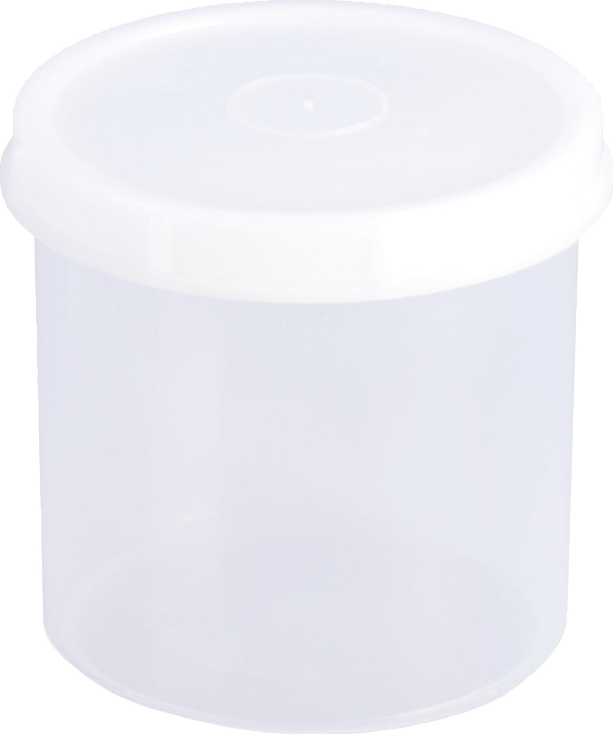 HÜNERSDORFF Dose 250 ml mit Schraubdeckel, rund, natur, Polypropylen, lebensmittelbeständig