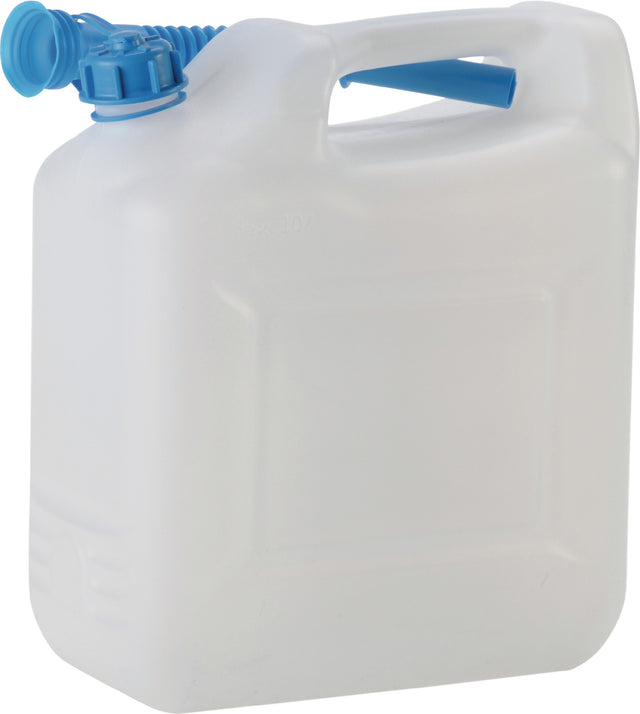 HÜNERSDORFF Wasserkanister 12 l HD-PE mit Auslaufrohr, lebensmittelbeständig, 331 x 290 x 160 mm