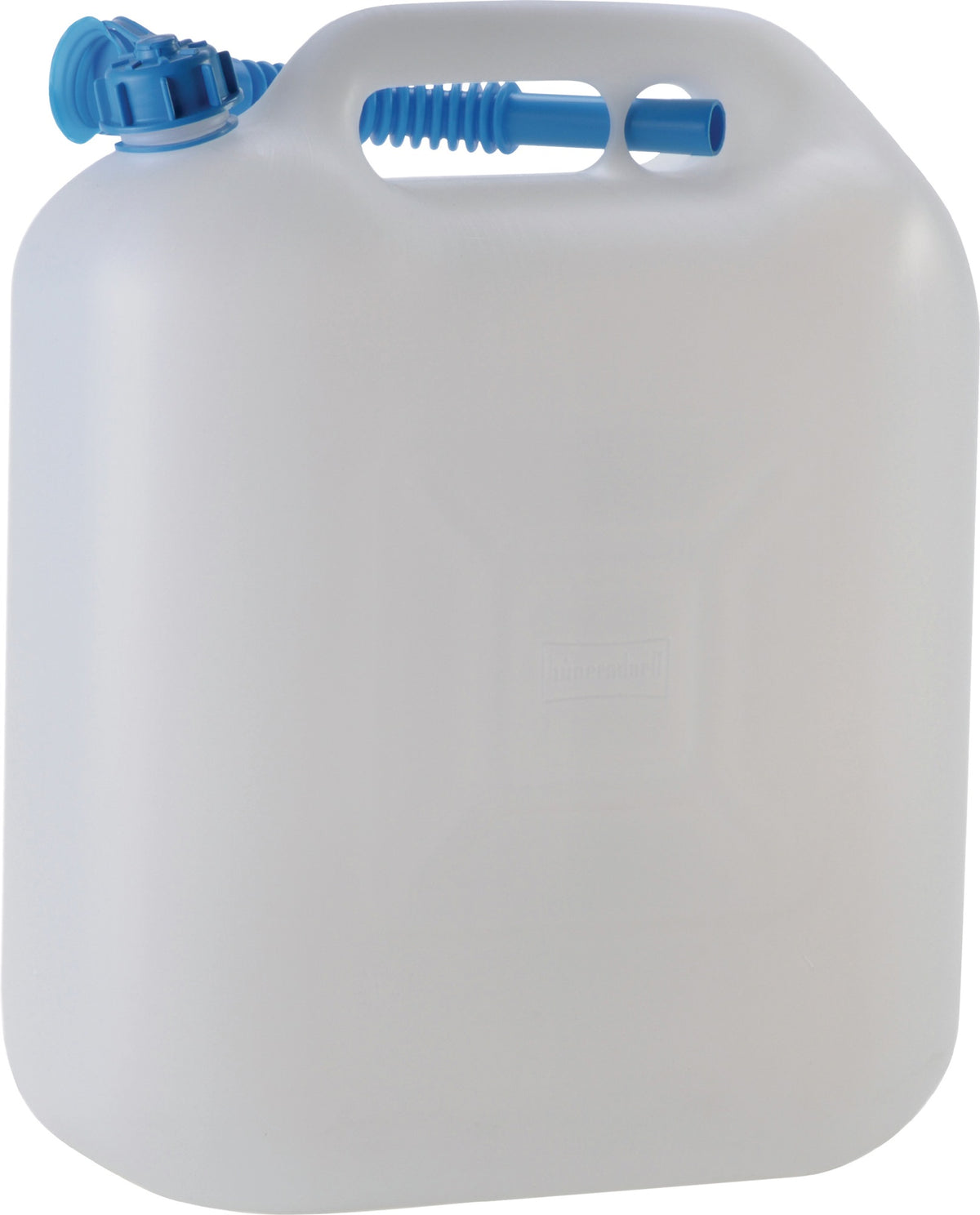 HÜNERSDORFF Wasserkanister 12 l HD-PE mit Auslaufrohr, lebensmittelbeständig, 331 x 290 x 160 mm