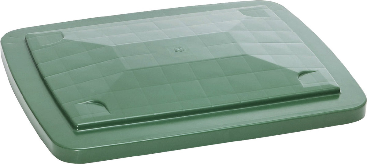 CRAEMER Deckel 790x605 mm grün HD-Polyethylen für 210 l Transportbehälter