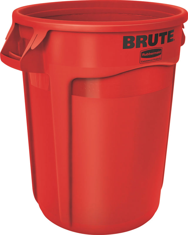 RUBBERMAID Mehrzwecktonne 121 l rot – PE-Behälter mit Lüftungskanälen & Beutelklemmen