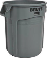 RUBBERMAID Mehrzwecktonne 121 l rot – PE-Behälter mit Lüftungskanälen & Beutelklemmen