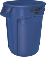 RUBBERMAID Mehrzwecktonne 121 l rot – PE-Behälter mit Lüftungskanälen & Beutelklemmen
