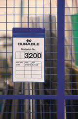 DURABLE Dokumententasche A5 quer mit 2 Neodym-Magneten – Blau