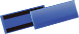 DURABLE Etikettentasche B100xH38mm blau magnetisch 50 Stück