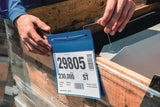 DURABLE Dokumententasche DIN A5 quer mit flexiblem Drahtbügel, 50 Stück, dunkelblau