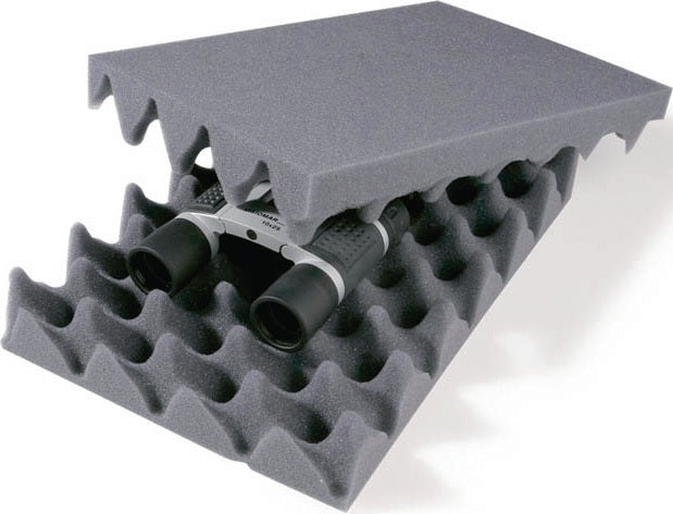 TRANSPAK Noppenschaum-Zuschnitt 297 x 210 mm, 40 mm stark, 50 Stück, für Auspolsterung von Kartonagen