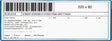 EICHNER Etikettentasche magnetisch 220 x 80 mm VDA-Norm, 10 Stück pro Packung