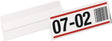 DURABLE Etikettentasche 100 x 38 mm selbstklebend transparent – scannertauglich & dokumentenecht