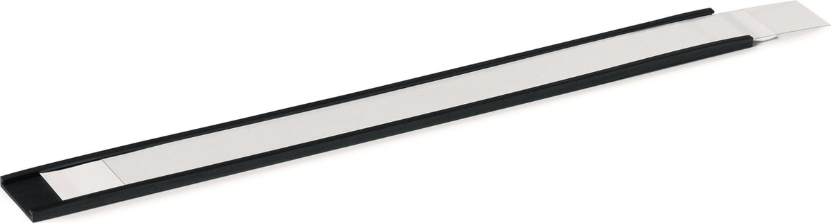 DURABLE Etikettenhalter 200x20 mm C-Profil magnetisch – 5 Stück inkl. DIN A5 Beschriftungsbogen