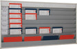 EICHNER Planungstafel 1580x900 mm mit 6 Schienen – Organisationstafel für DIN A4 Belege