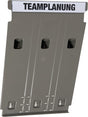 EICHNER Wandsortierer FLAT Grundmodul hellgrau 240x58x392 mm – Modularer Prospekthalter