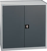 STUMPF Werkzeug-/Beistellschrank 1000x1000x500 mm mit 2 Schubladen und 2 Böden, lichtgrau/anthrazitgrau