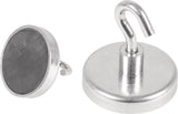 EICHNER Kraftmagnet Ø 36 mm verzinkt mit Haken – 100 N Haftkraft