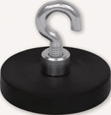 EICHNER Neodymmagnet Ø 31 mm, gummiert, mit Haken Ø 6,4 mm