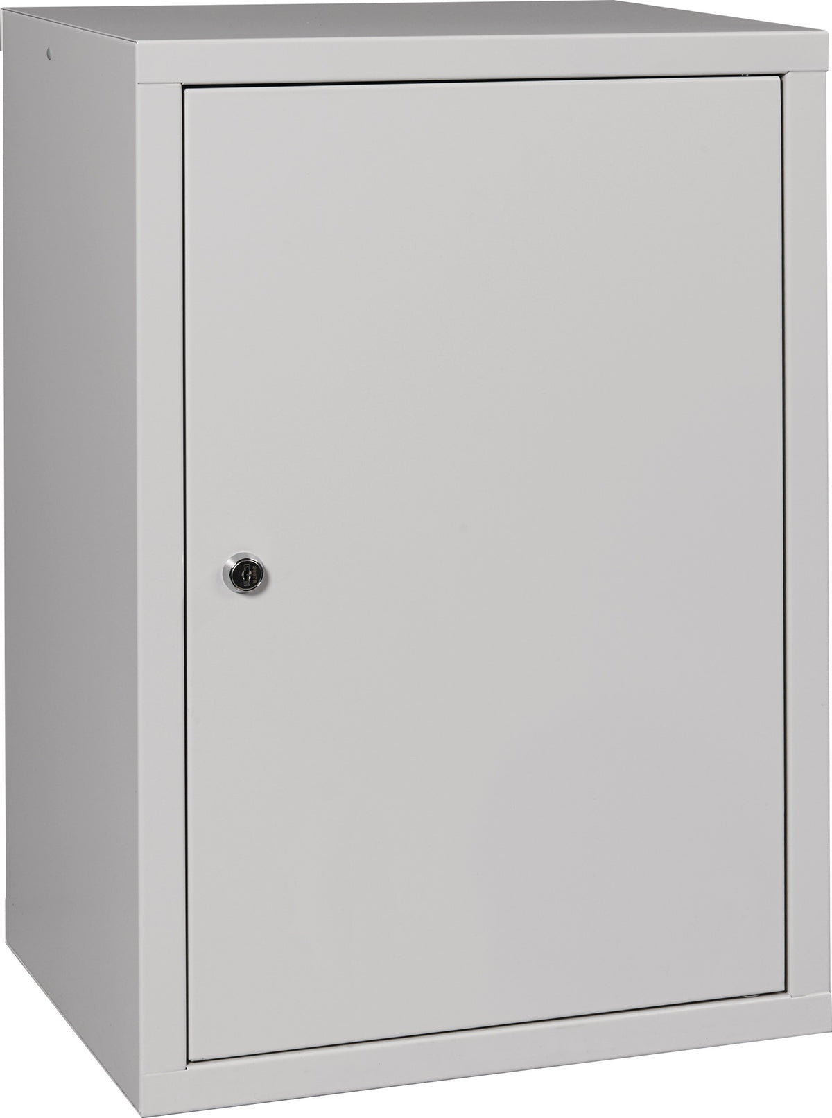 NORDWEST Hängeschrank H600xB400xT300mm Vollblech, 1 Boden, lichtgrau
